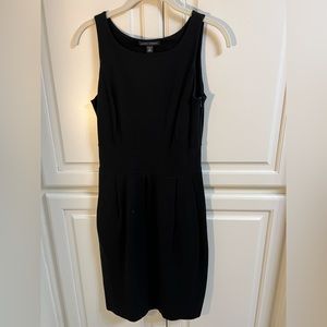 Banana Republic Sleeveless Black Mini Dress